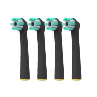 x4 Brossettes de Rechange Rotative Prodental Clean Action Shiny vue 0