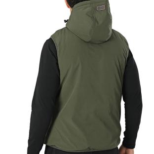 Geographical Norway Men's Genuine Khaki Sleeveless Coat Photo of the Espace des Marques %store% store - view of %key%