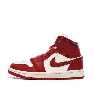 Air Force One Baskets Rouges/Blanches Femme Nike vue 0