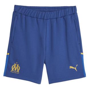 OM Short Azul/Dorado Fútbol Puma Hombre 2023/2024 ver 0
