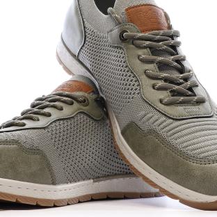 Men’s Khaki Refresh Trainers 175665 Photo of the Espace des Marques %store% store - view of %key%