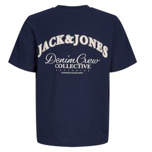 Marineblaues T-Shirt für Jungen von Jack & Jones Brandes Ansicht 0