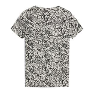 Girl's black/white Puma Tropicat T-shirt Photo of the Espace des Marques %store% store - view of %key%