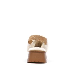 Sabots fourrés à élastique Camel Femme Xti Microfiber vue 0