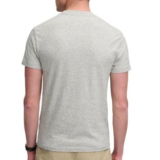 T-Shirt Gris Clair Homme Superdry Essential Serif vue 0