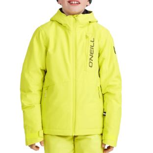 Chaqueta de esquí amarilla fluorescente para niño O'Neill Hammer ver 0
