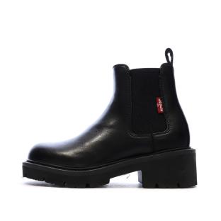 Stiefeletten Schwarz Mädchen Levi's Ashley Ansicht 0
