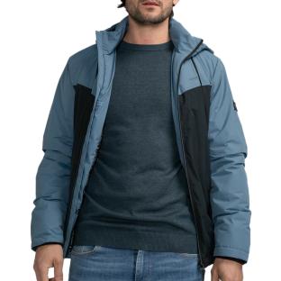 Blouson Bleu/Noir Homme Petrol Industries Padded vue 0