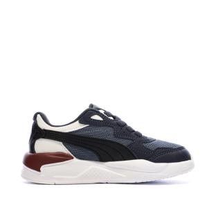 Baskets Marines/Noires/Blanc garçon Puma X-Ray Speed vue 0