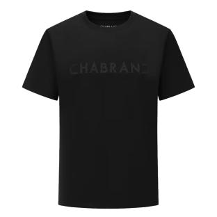 Camiseta negra para hombre Chabrand 60215 ver 0