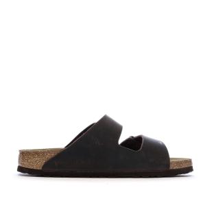 Sandales Marron Cuir Homme Birkenstock Arizona vue 0