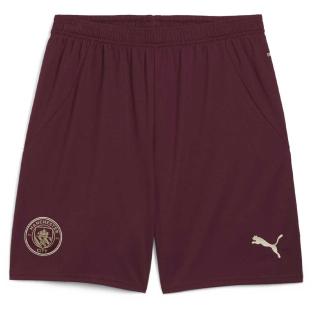 Manchester City Short Bordeaux Homme Puma 2024/25 pas cher