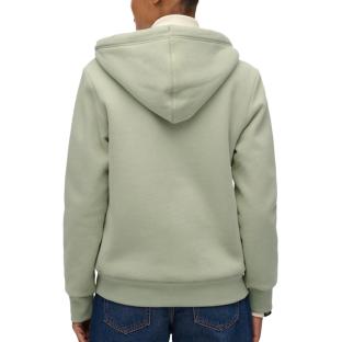 Sweat Zippé Vert Femme Superdry Borg vue 0