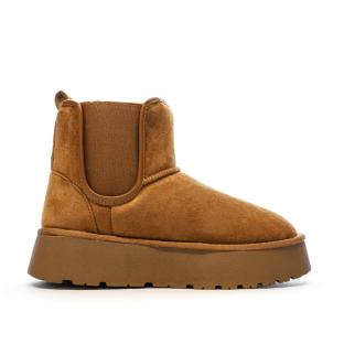 Boots Camel Femme Xti Ladies Ankle vue 0