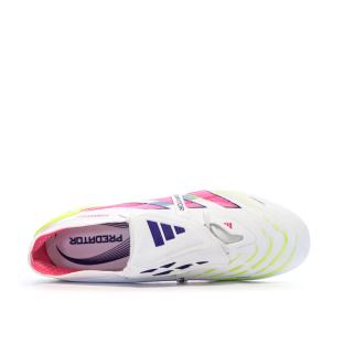 Chaussures de Foot Blanc/Rose Homme Adidas Predator Elite FT SG vue 0