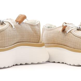 Chaussures Beiges/Dorées Femme Hey Dude Wally Sport Mesh vue 0