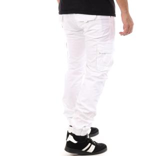 Cargohose Weiß Männlich Paname Brothers Carlos Ansicht 0