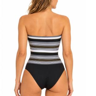 Bañador negro/gris para mujer Grain de Sable Victoria ver 0