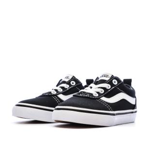 Baskets Noires/Blanches Enfant Vans Ward Slip-on vue 0