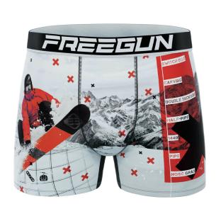Boxer gris/rojo para chicos Freegun Mountain ver 0