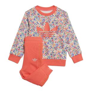 Adidas Crew Set – Pink/White Girls’ Tracksuit Photo of the Espace des Marques %store% store - view of %key%