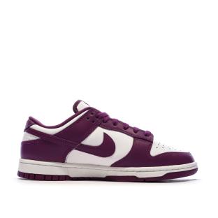 Dunk Low Baskets Blanches/Violettes Homme Nike vue 0