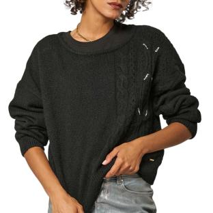Women's black jumper Kaporal MOVE Photo of the Espace des Marques %store% store - view of %key%