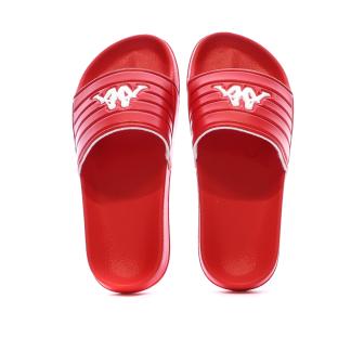Claquettes Rouge Garçon Kappa Logo Sarty Kid vue 0