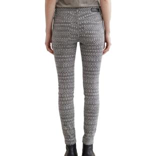 Vaqueros pitillo blancos/negros para mujer Vans Moto ver 0