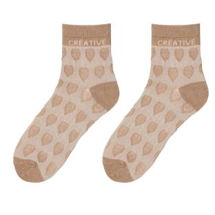 Chaussettes Doré/Beige Femme Stella Green Créative vue 0