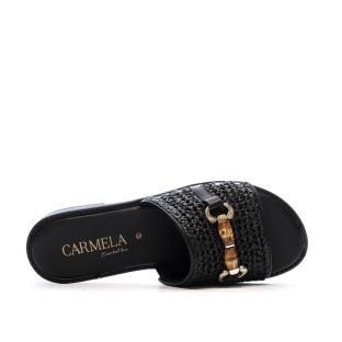 Sandales Noires Femme Carmela Brida vue 0