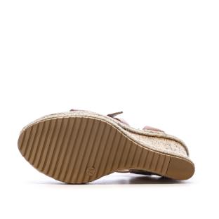 Sandales Compensée Camel Femme Chattawak Summer Camel vue 0