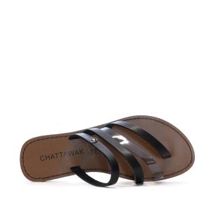 Sandales Noir Femme Chattawak ROXANNE vue 0