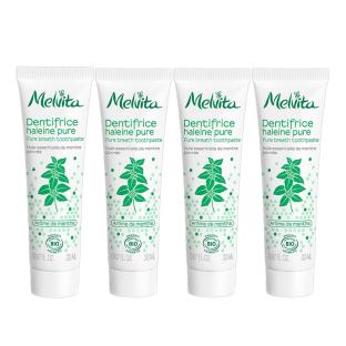 Lot de 4 Dentifrices Haleine Fraiche Bio Melvita 20ml vue 0