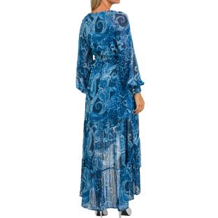 Robe Bleu à Motifs Femme Guess Nuovo Bahia vue 0