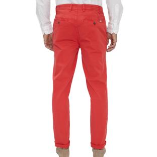 Chino Rouge Homme Paname Brothers Costa vue 0