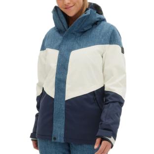 Manteau de ski Blanc/Bleu Femme O'Neill Coral vue 0