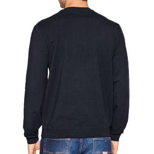 Sweat Marine Homme Guess Triangle Logo vue 0