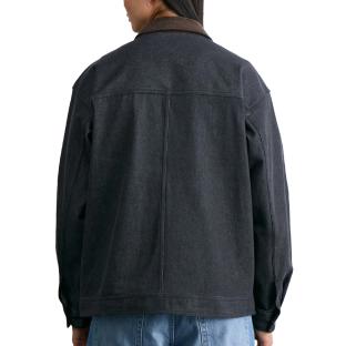 Schwarze Jacke Mixed Converse Denim Shirt Ansicht 0