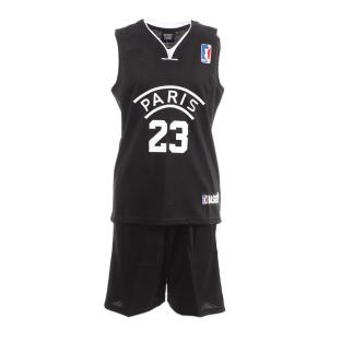 Set de baloncesto infantil blanco/negro Paris Sport Zone ver 0