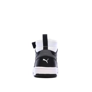 Baskets Blanc/Noires Garçon Puma Rebound vue 0