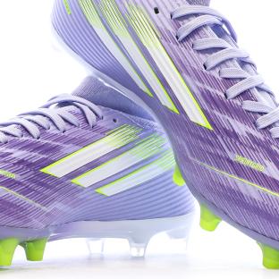 Chaussures de Football Mauves Homme Adidas F50 Sparkfusion League vue 0