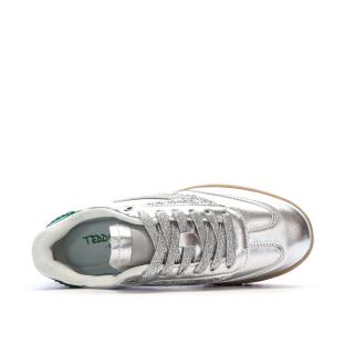 Silver/Green Women’s Teddy Smith Trainers 120305 Photo of the Espace des Marques %store% store - view of %key%