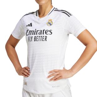 Real Madrid Women’s Official Home Shirt by Adidas 24/25 Photo of the Espace des Marques %store% store - view of %key%