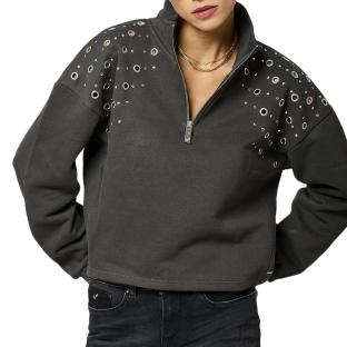 Sweat Gris Femme Kaporal MAGIE vue 0