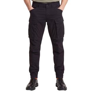 Pantalones cargo fluidos negros para hombre G-Star RAW, corte regular y ajustado ver 0