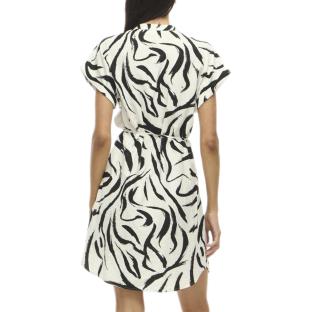 Robe Blanche/Noire Femme Vila Viclo vue 0