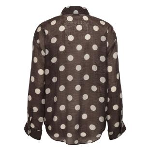 Chemise à Pois Marron Femme JDY Fay vue 0