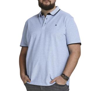 Polo Bleu Homme Jack & Jones Paulos vue 0