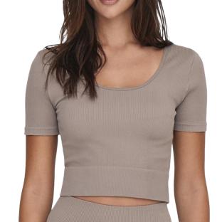 Top Taupe Femme Only Jaia vue 0